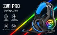 Auscultadores Gaming c/fio,noise cancelling,compatível multiplataforma