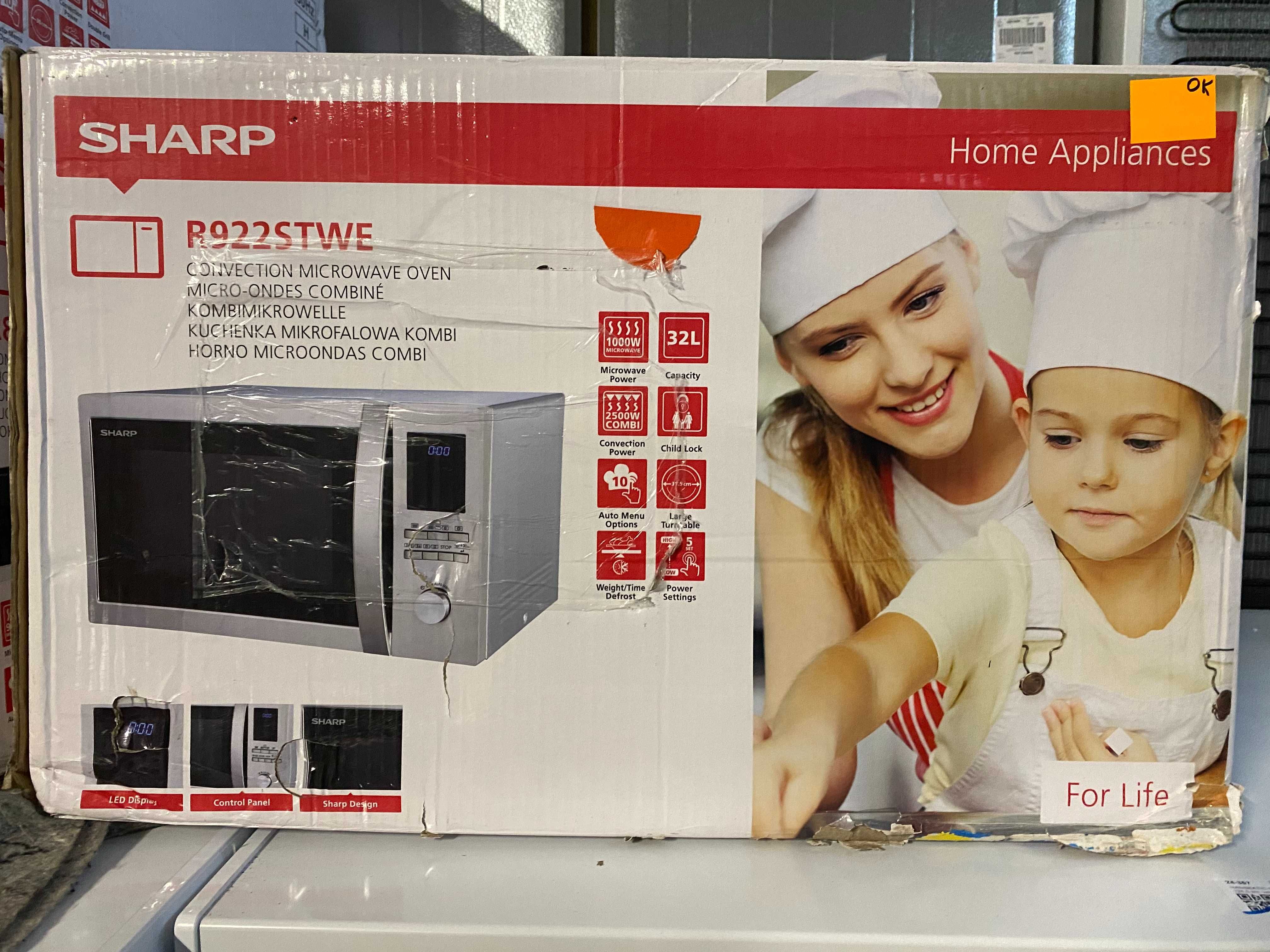 Nowa kuchenka mikrofalowa z grillem SHARP