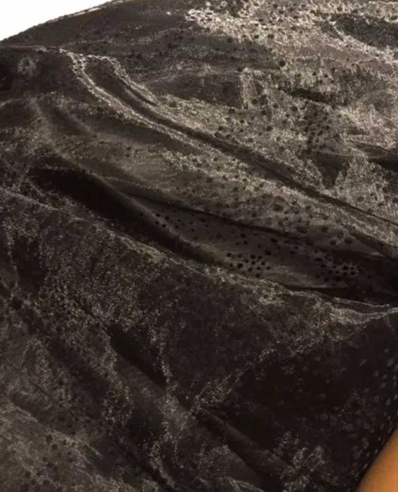 Czarna elegancka tiulowa sukienka