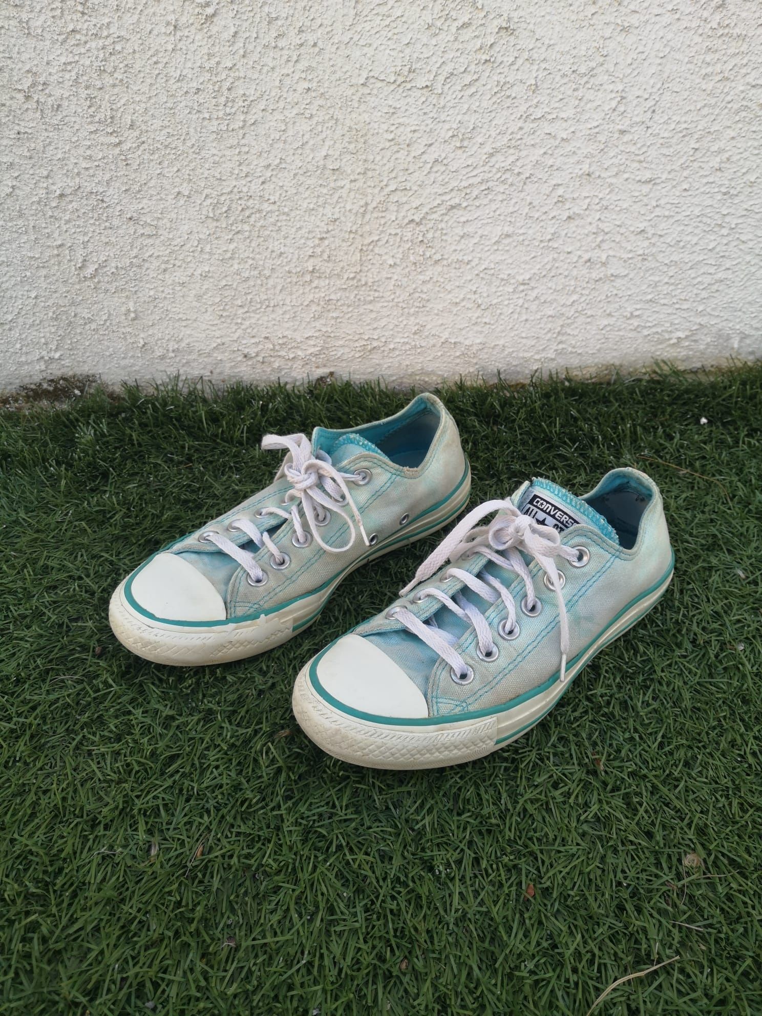 Ténis converse azul água