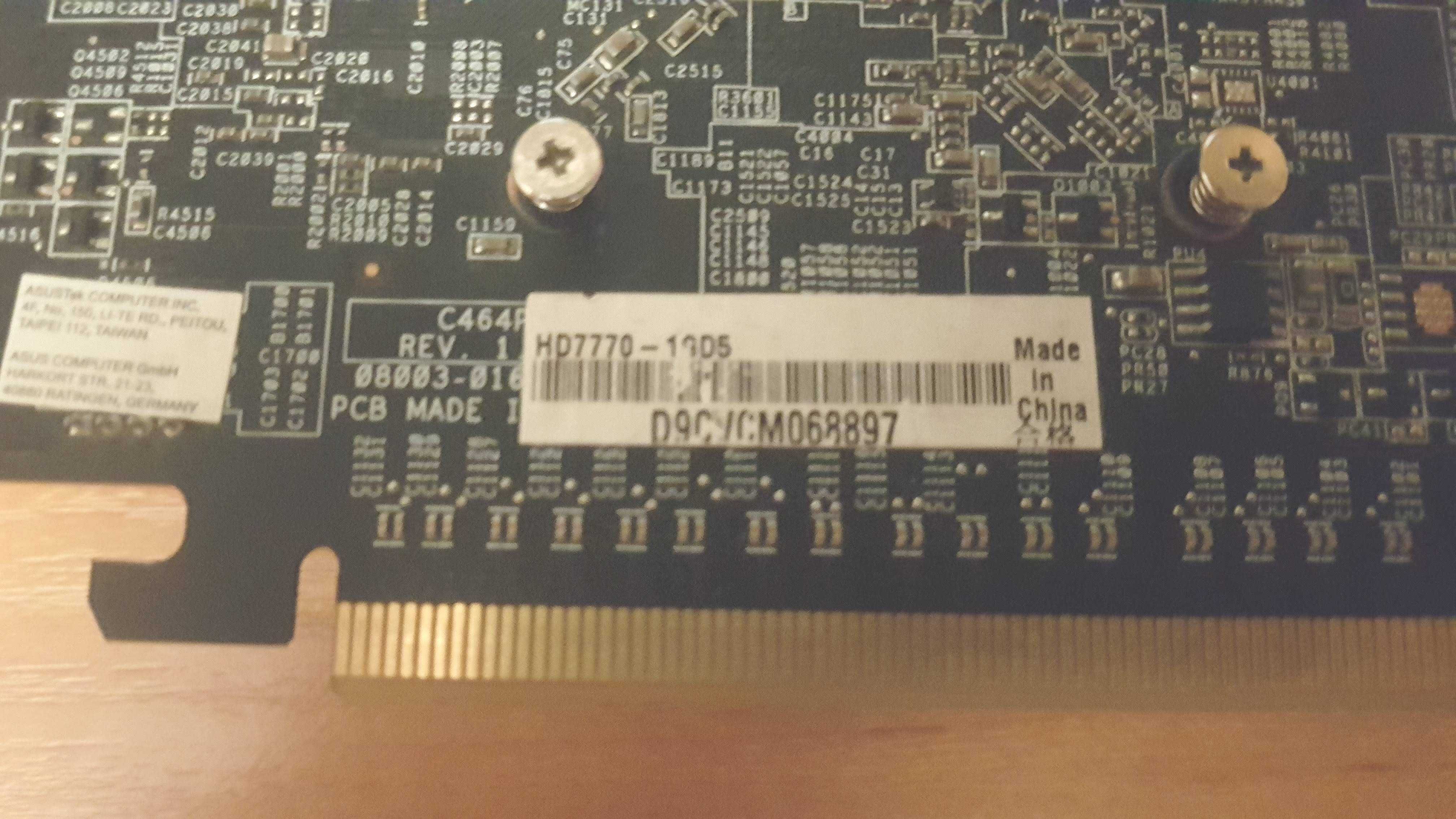 Asus HD7770 1 Gb 256 Bit GDDR5