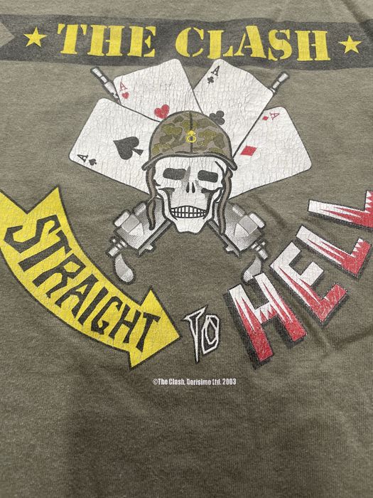 Vintage koszulka zespołu The Clash Straight to hell 2003 metal rock