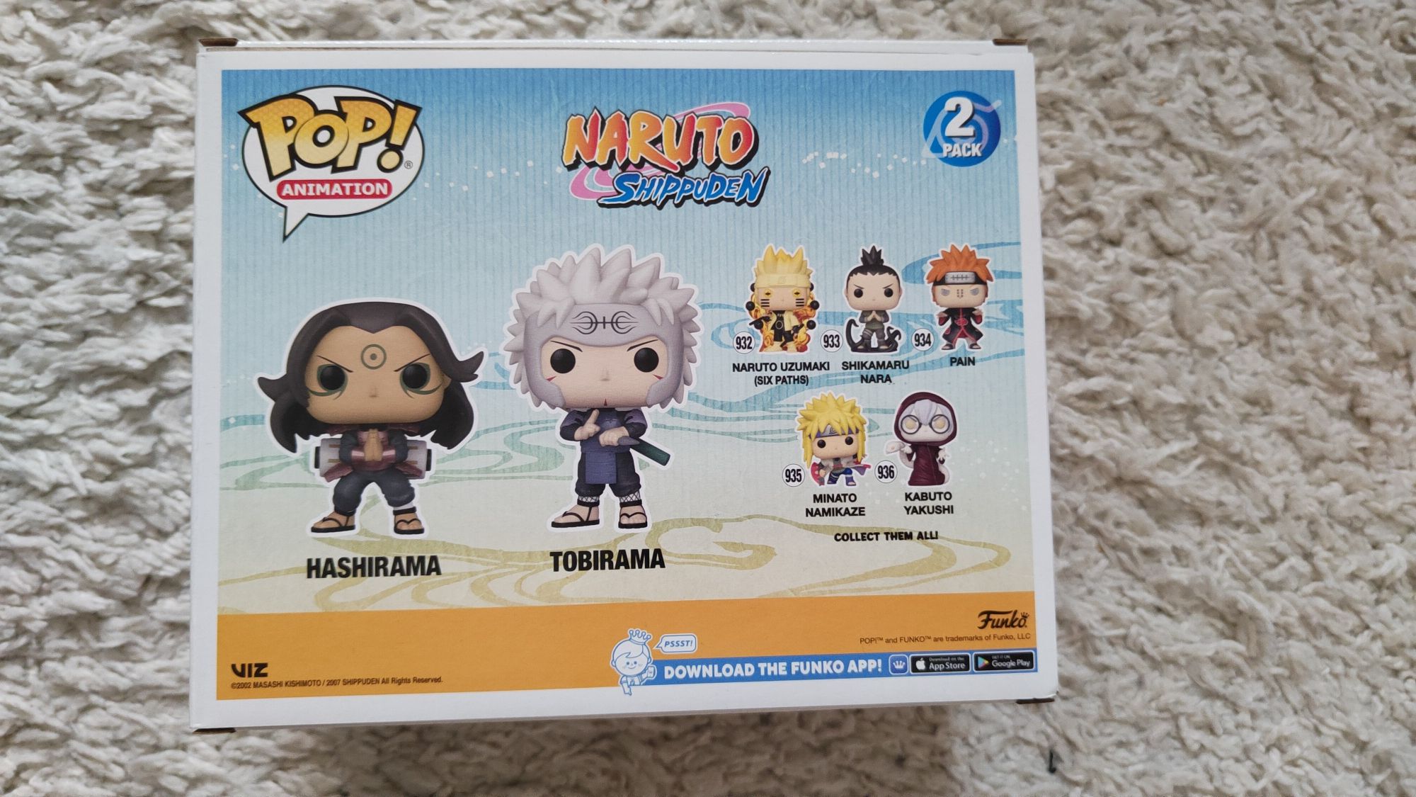 Nowe Funko POP! figurka kolekcjonerska Anime Hashirama & Tobirama 2pak