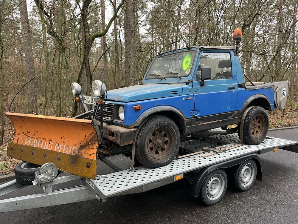 Suzuki samurai plug do sniegu posypywarka piaskarka