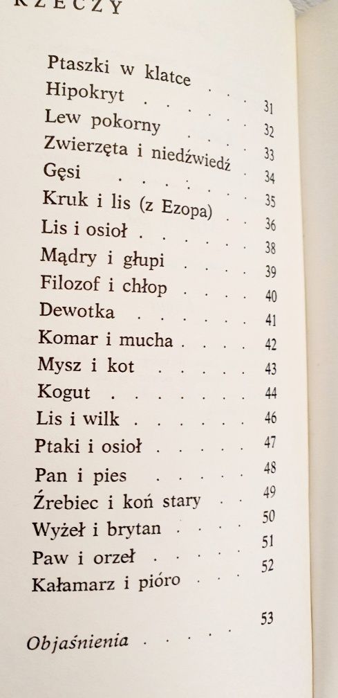 BAJKI IGNACY KRASICKI 1988r 80' 90' prl dla dzieci
