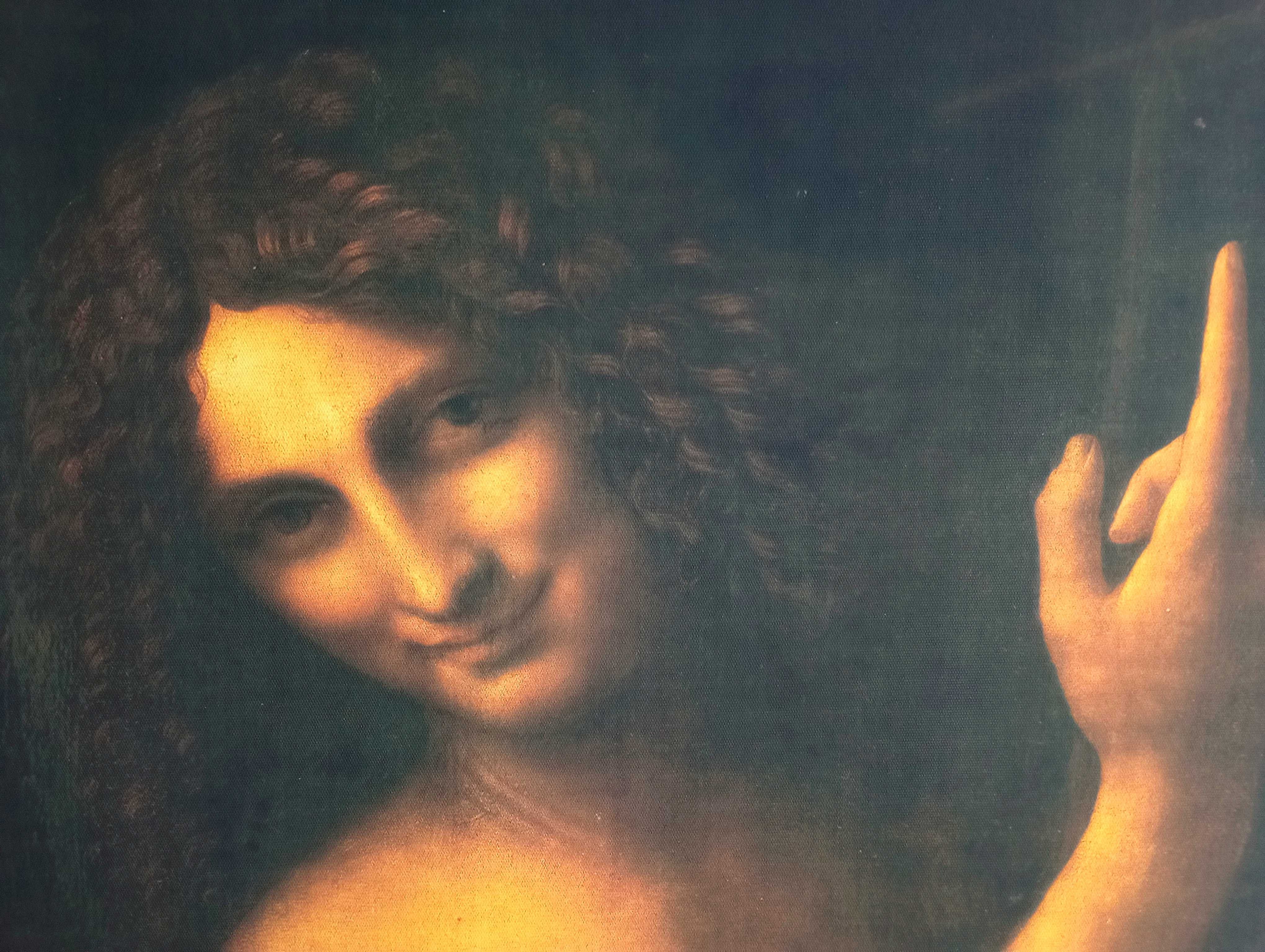 Obraz na płótnie -Jan Chrzciciel, Leonardo da Vinci, 50x70cm