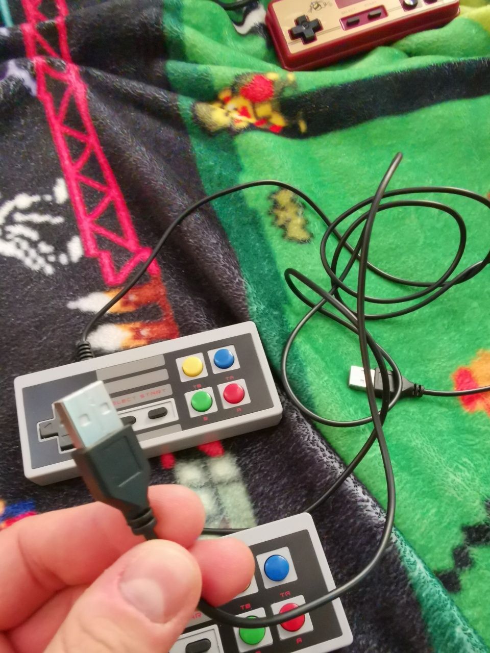 Pady do Famiklona w stylu NES Usb