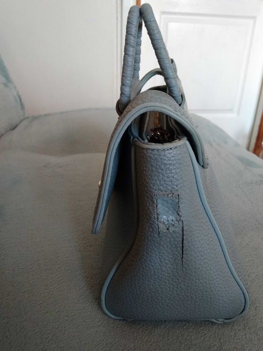 Сумка сумочка голубого цвета небольшая