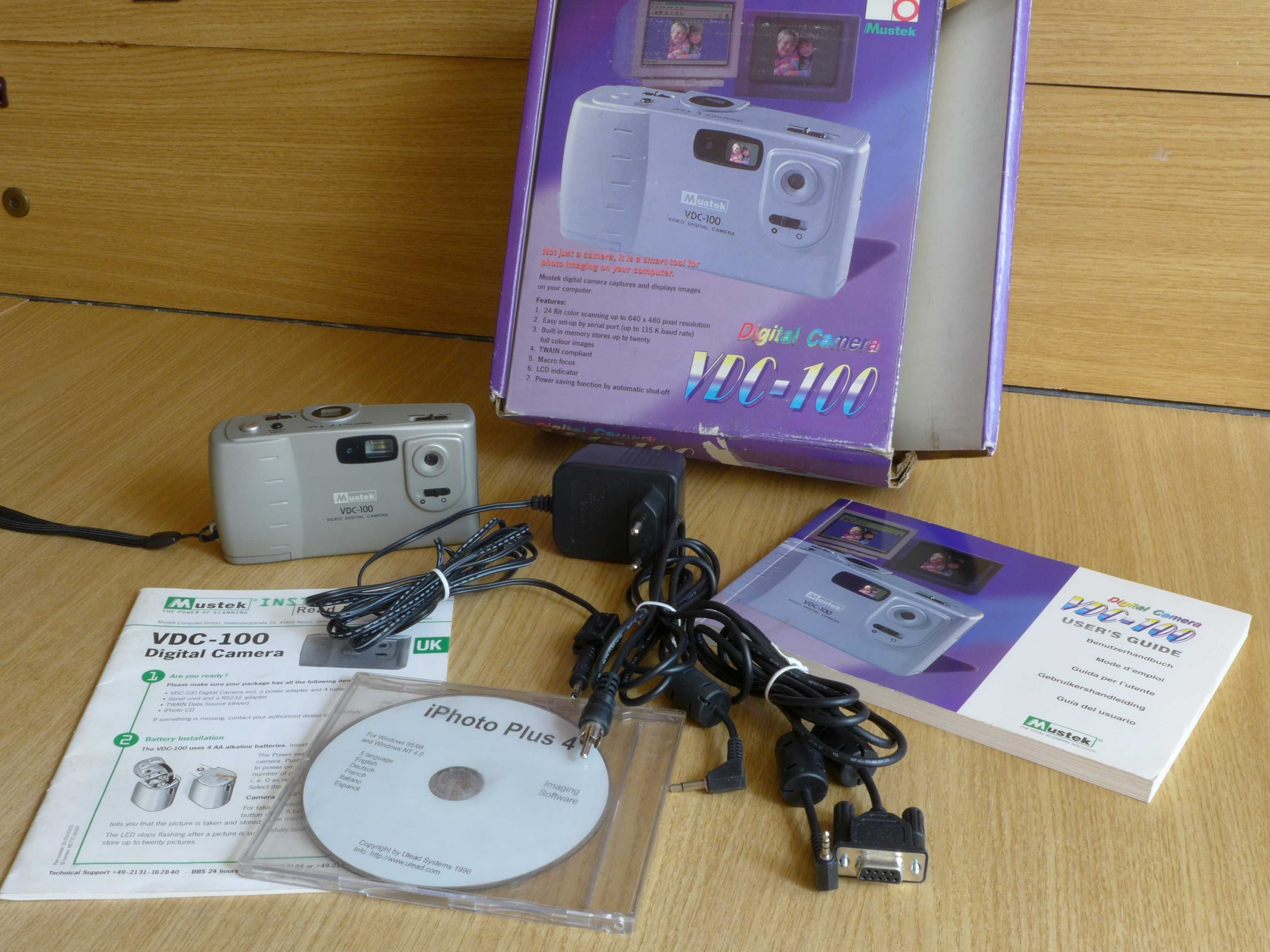 UNIKAT Aparat Mustek VDC-100 Cyfrowy aparat retro stan IGŁA IDEALNY