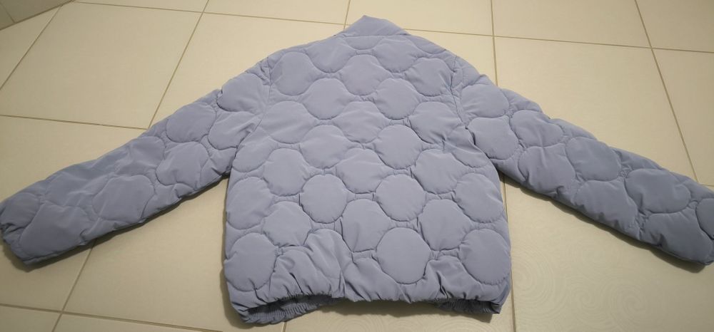 Kurtka błękitna pikowana Zara 152