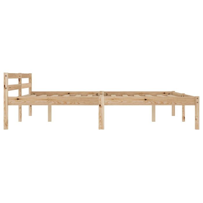 Cama em pinho mel