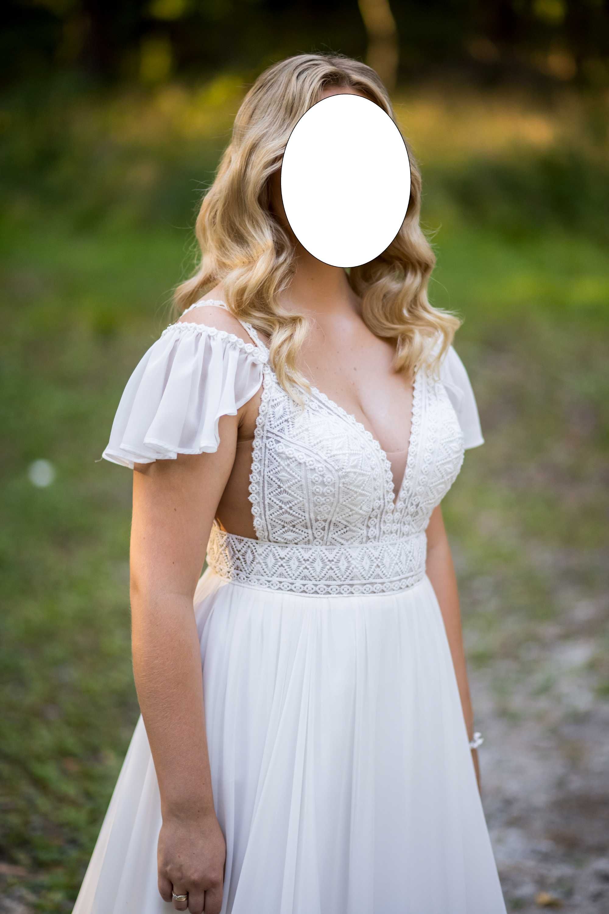 Sprzedam suknie ślubną w stylu  BOHO