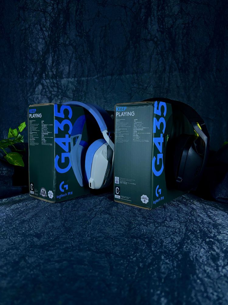 Logitech G435 | Logitech | Навушники | Чорні/білі