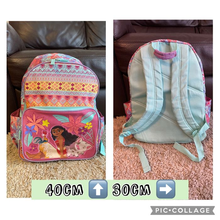 Mala e mochila escolar Vaiana / Moana e Elsa