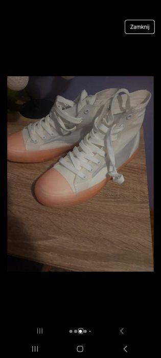 Trampki damskie przezroczyste