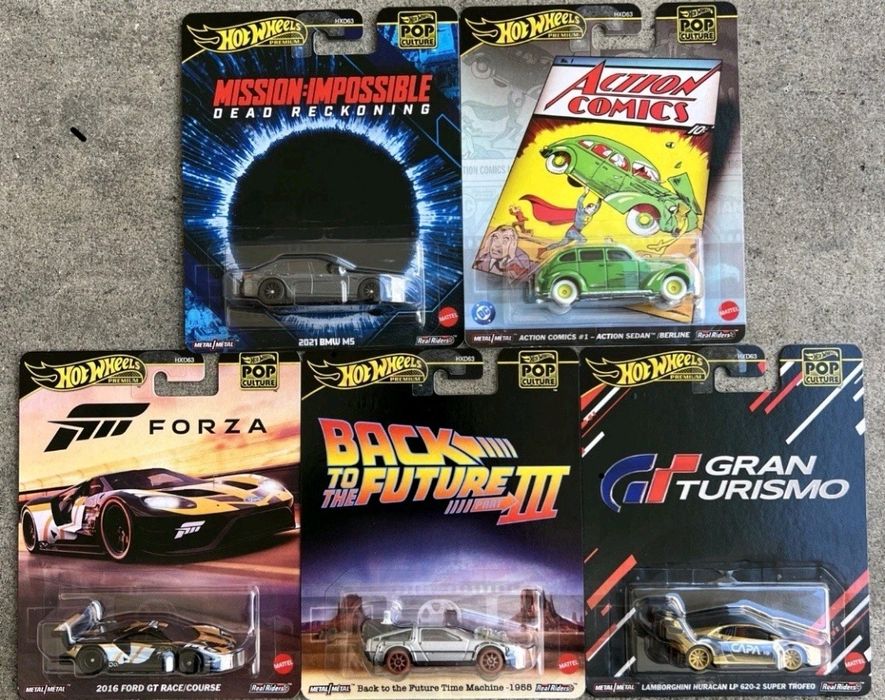 Set Completo Pop Culture Hot Wheels Premium