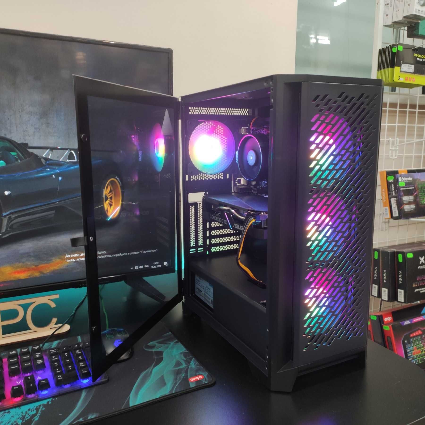 Компютер Новый Ryzen 5 5500, 16GB DDR4, ASUS GTX 1660s 6GB, SSD 512GB