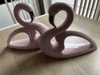 Ceramiczne dwa flamingi