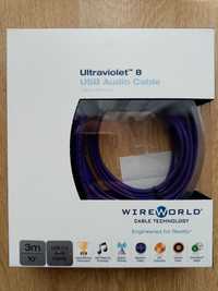 Kabel USB 2,0 A-B Wireworld Ultraviolet 8