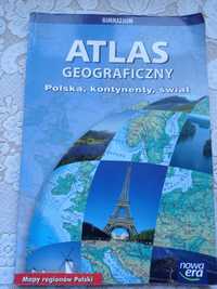 Atlas geograficzny Polska,kontynenty, świat
