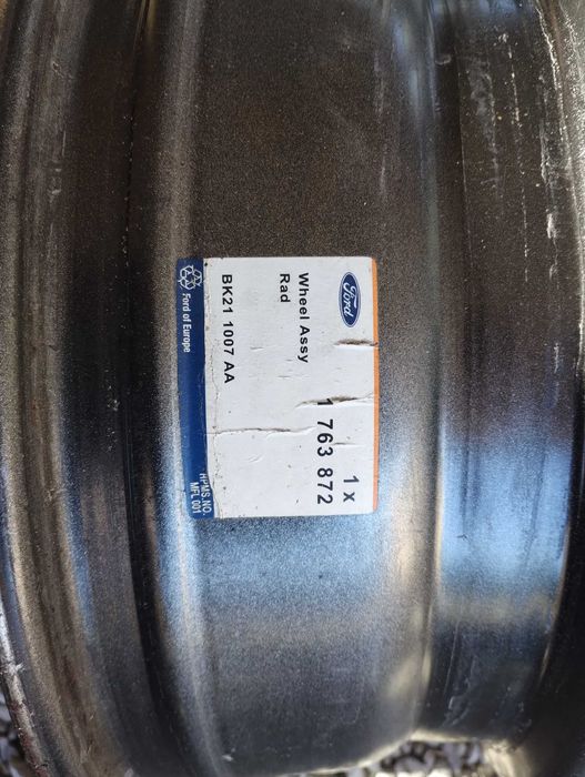 4x Oryginalne Felgi Stalowe R15 Ford Transit Custom 5x160 Okazja