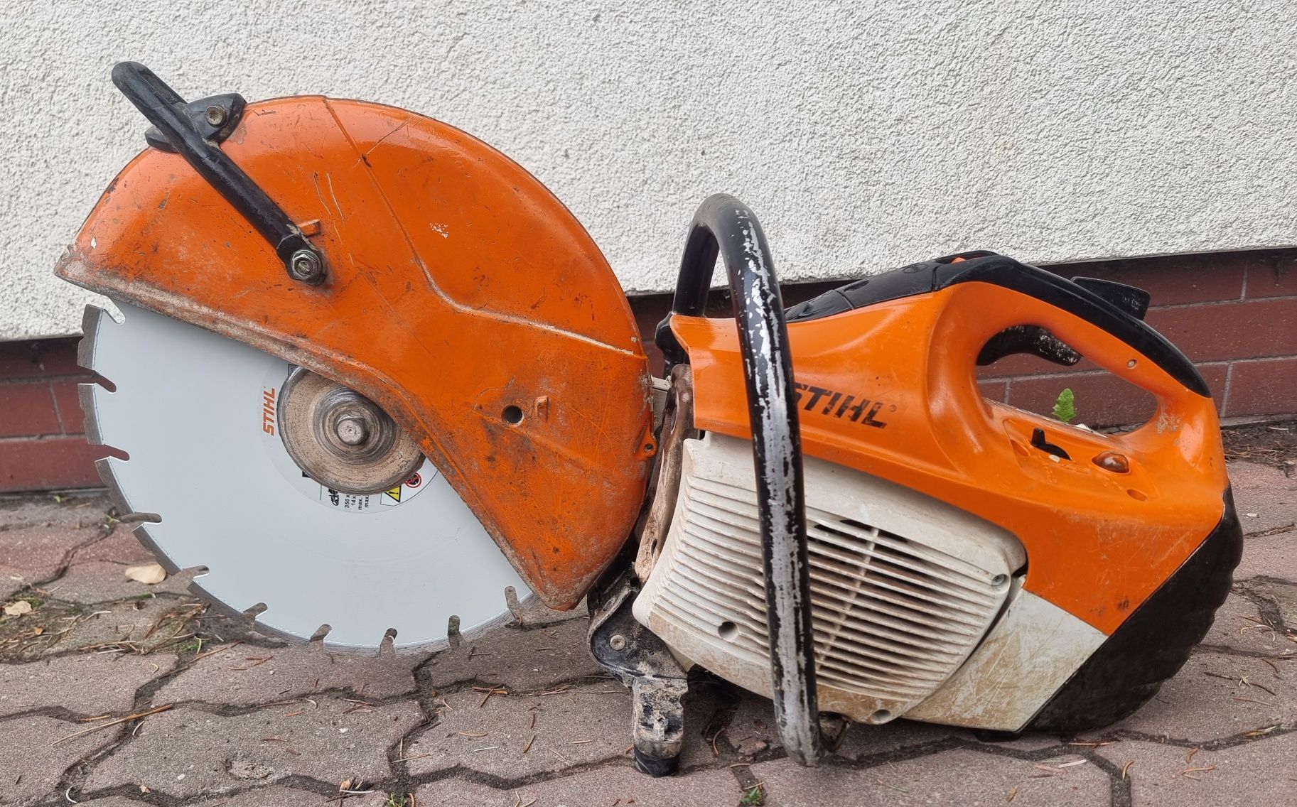 STIHL TS 420 przecinarka do stali i betonu Nowa Tarcza gotowa do pracy