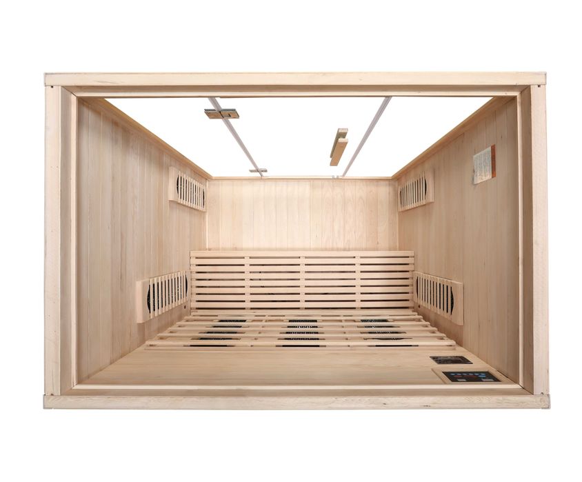 Sauna Infrared Malaga Maxi 75°C z 8Prom.Kwarcowymi w technologii Vitae