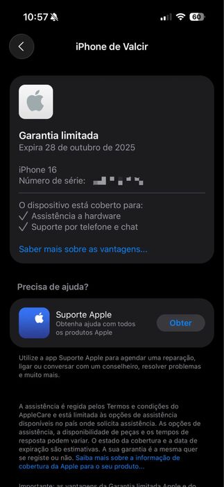 Iphone 16 128gb Azul Ultramarino com garantia
