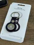 Оригінальний Брелок Apple AirTag FineWoven Key Ring - колір Blackberry