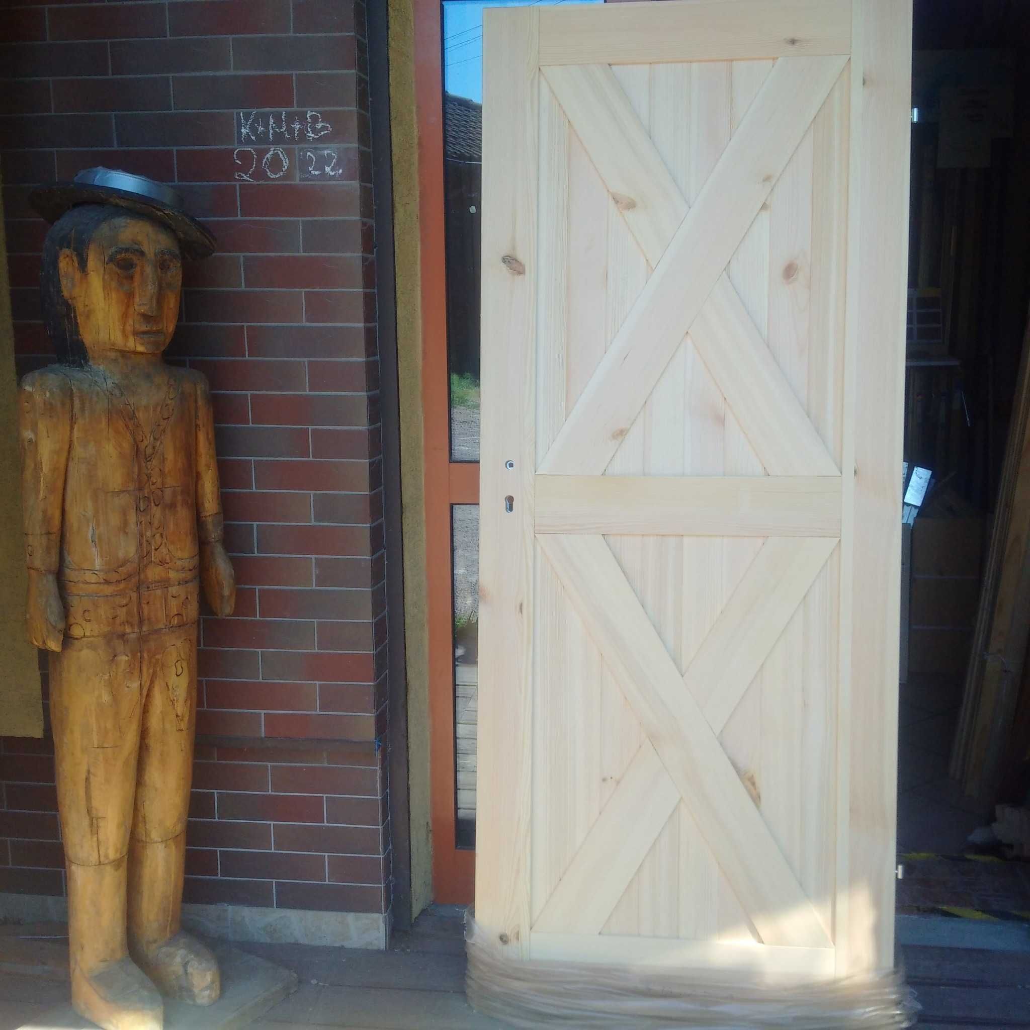 drzwi sosnowe lite drewniane loft  OD RĘKI