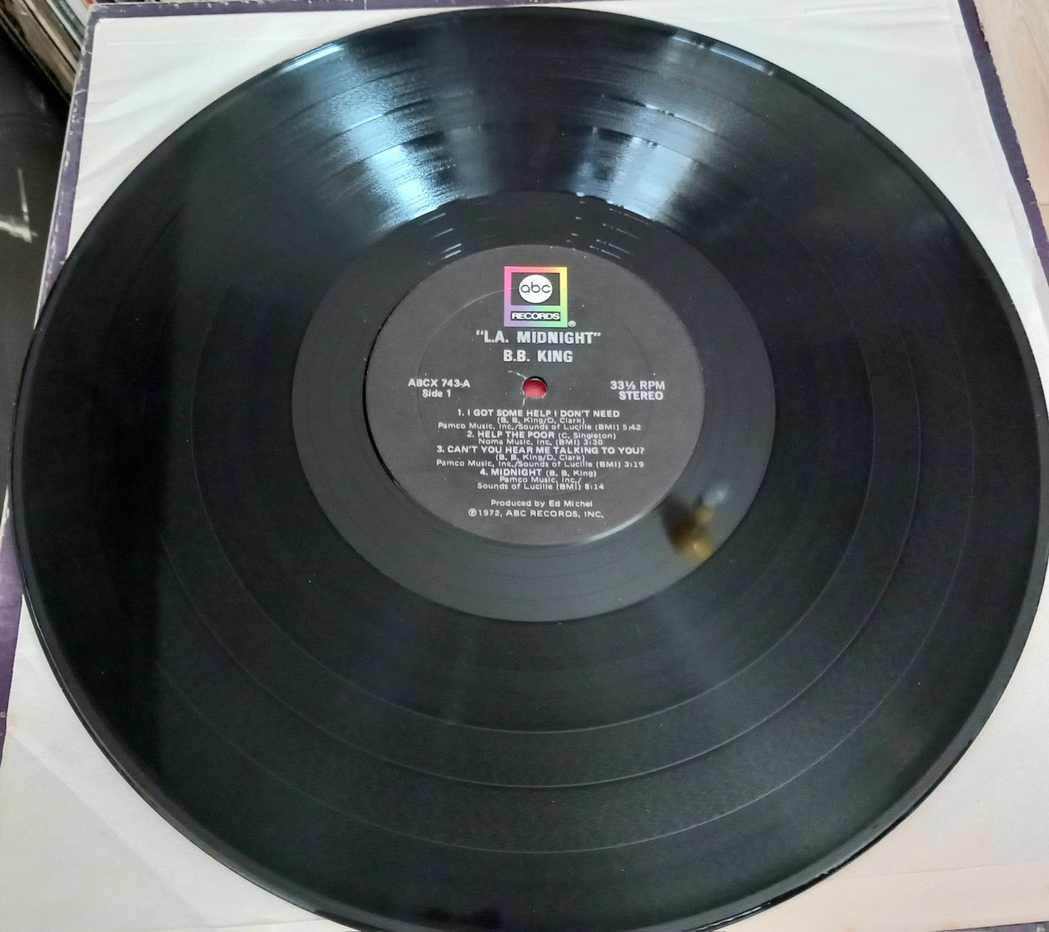 B.B.King /L.A.Midnight LP Winyl Album US 1972 EX