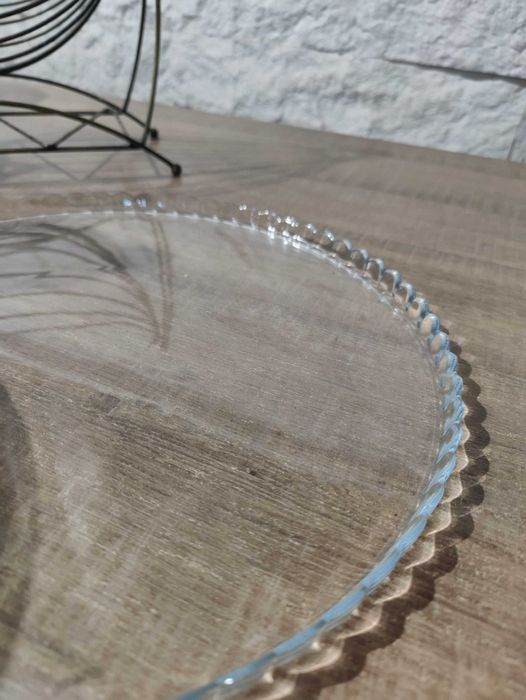 Тортниця скляна 32 см