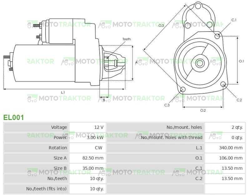 Rozrusznik John Deere 6300,6310,3650,3350,3150,3140,3340,3640,2850