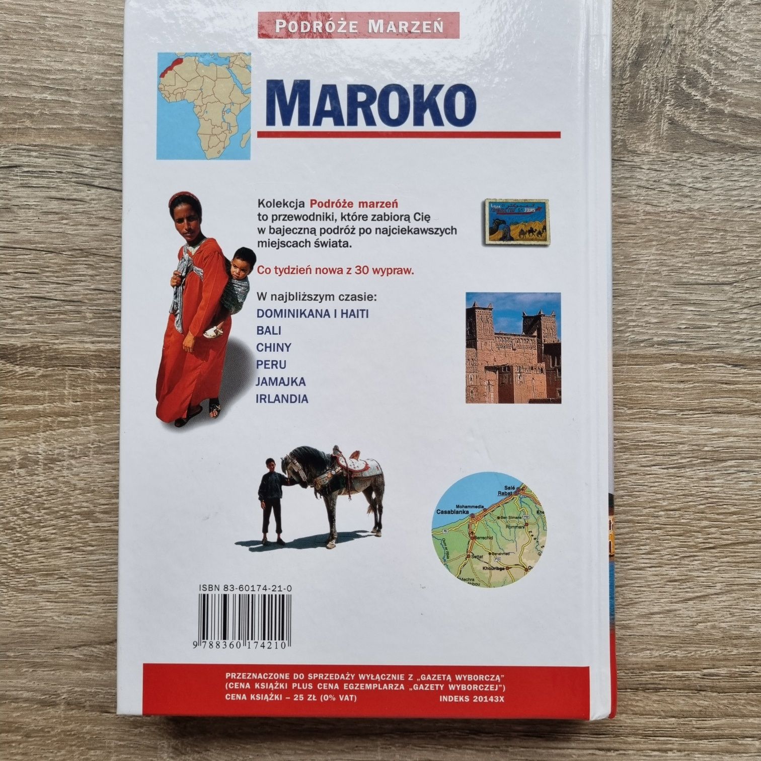 Nowa książka przewodnik Maroko Podróże Marzeń Wyborcza album