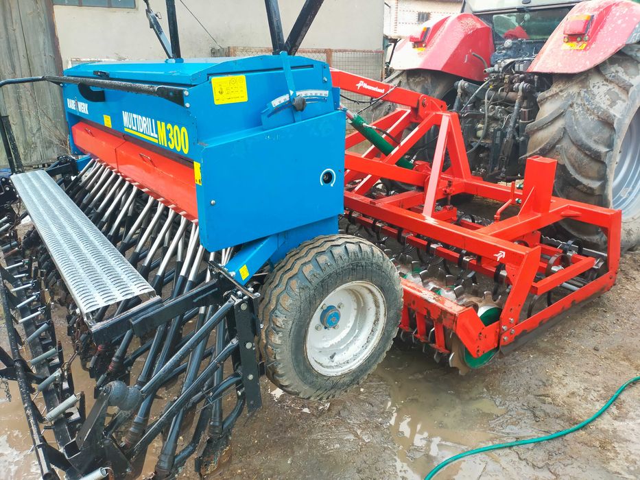 Agregat uprawowo siewny, siewnik Rabe Werk Multidrill M300