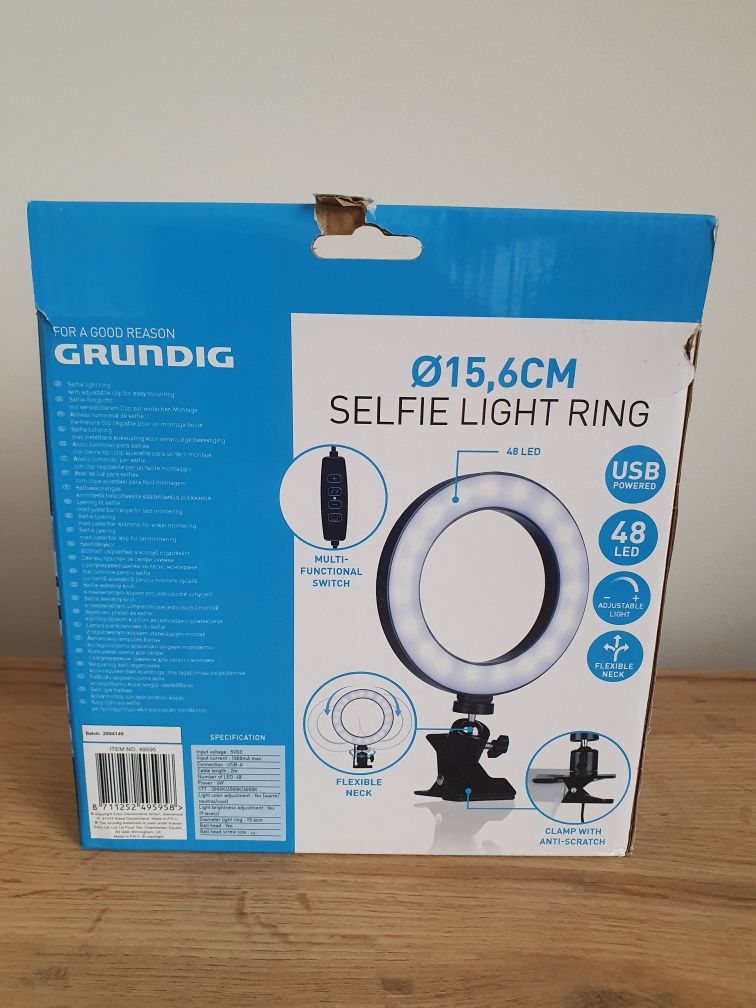 Lampa do Selfie Grundig Led 15.6cm