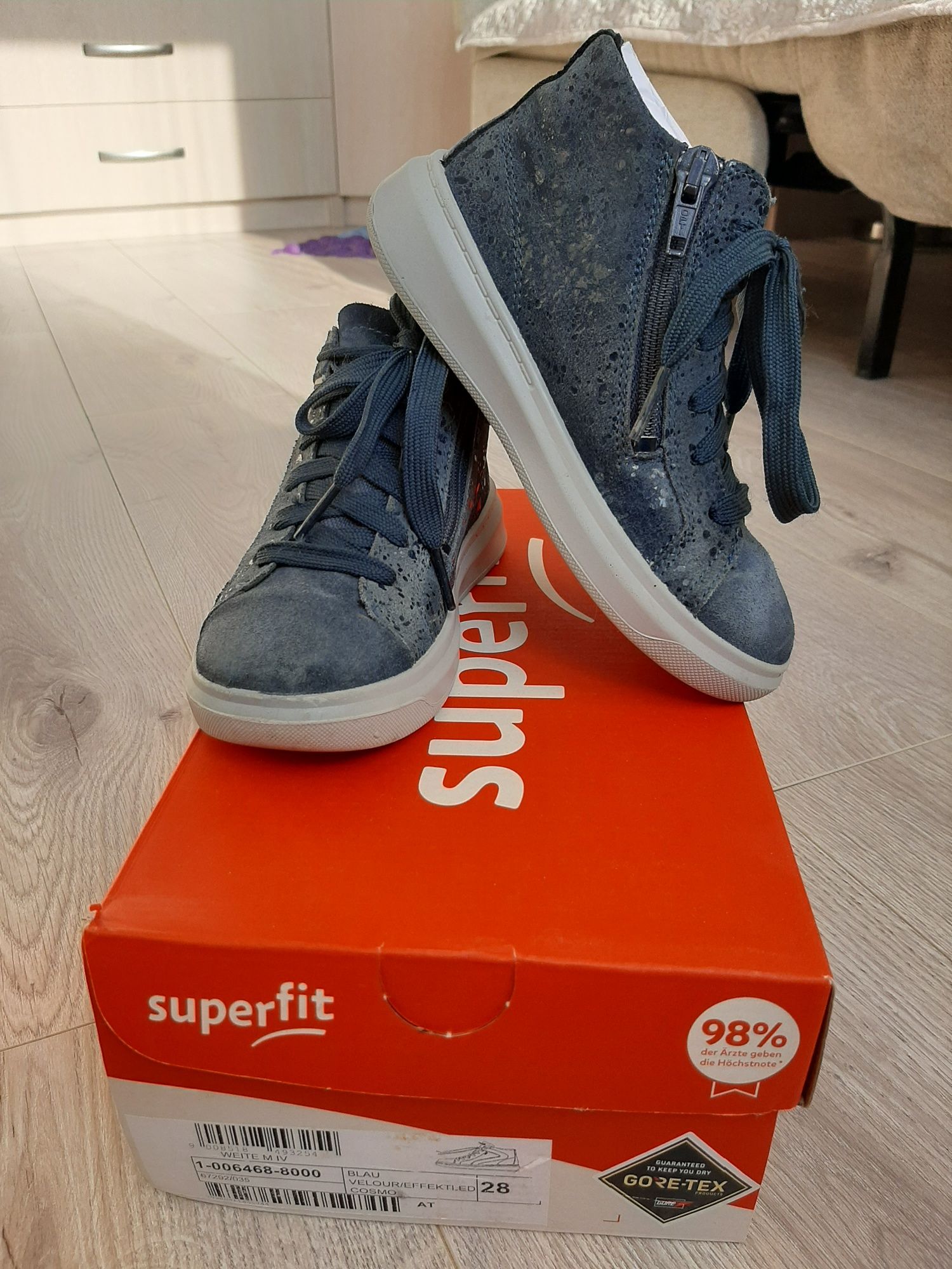 Ботинки черевики демісезон superfit 28 розмір