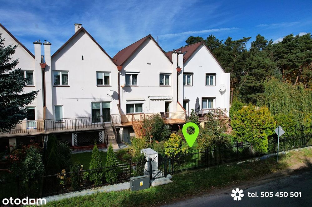 Dom w  zabudowie szeregowej z ogródkiem i garażem na Michelinie