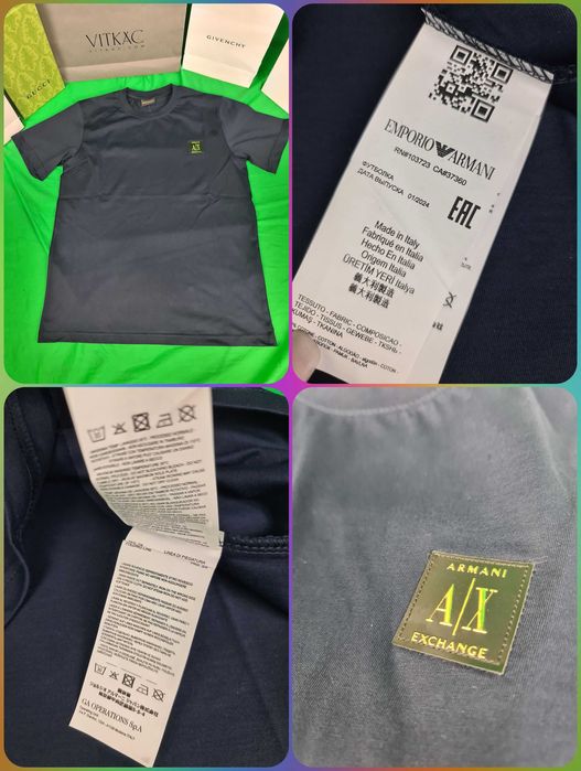 Koszulka męska emporio armani polo t-shirt ax nowość