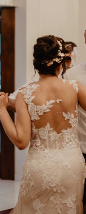 suknia ślubna rozmiar 38 kolekcja Pilar model Savannah w kolorze Ivory