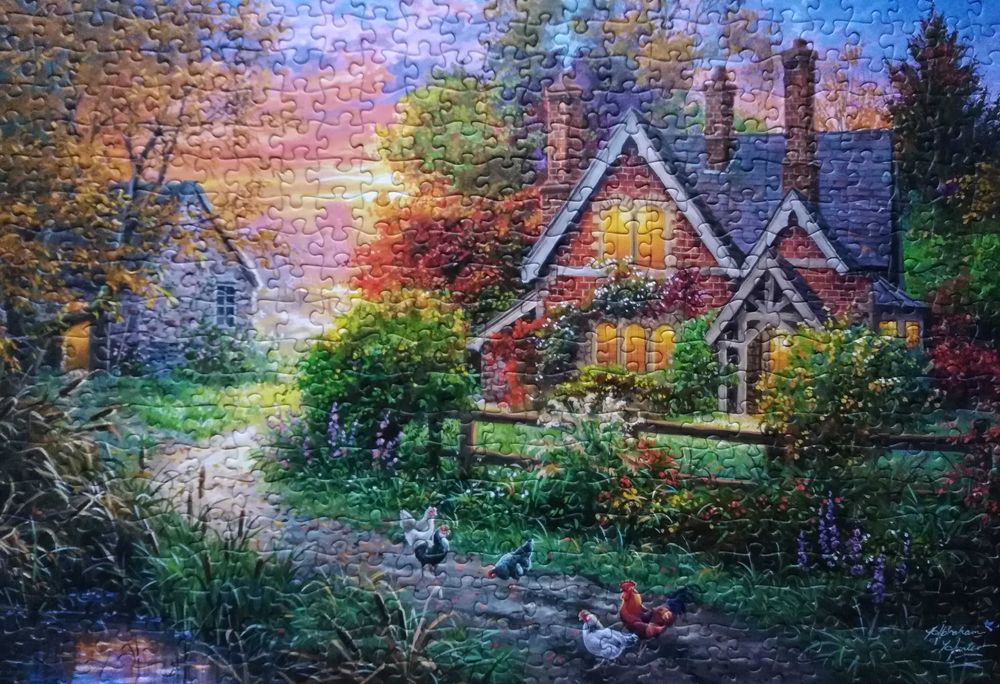 Puzzle 500 ** Cherry Pazzi ** 2 komplety Forest  * House