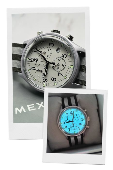 часы мужские Timex MK1 Field Chronograph 40mm с подсв. Indiglo