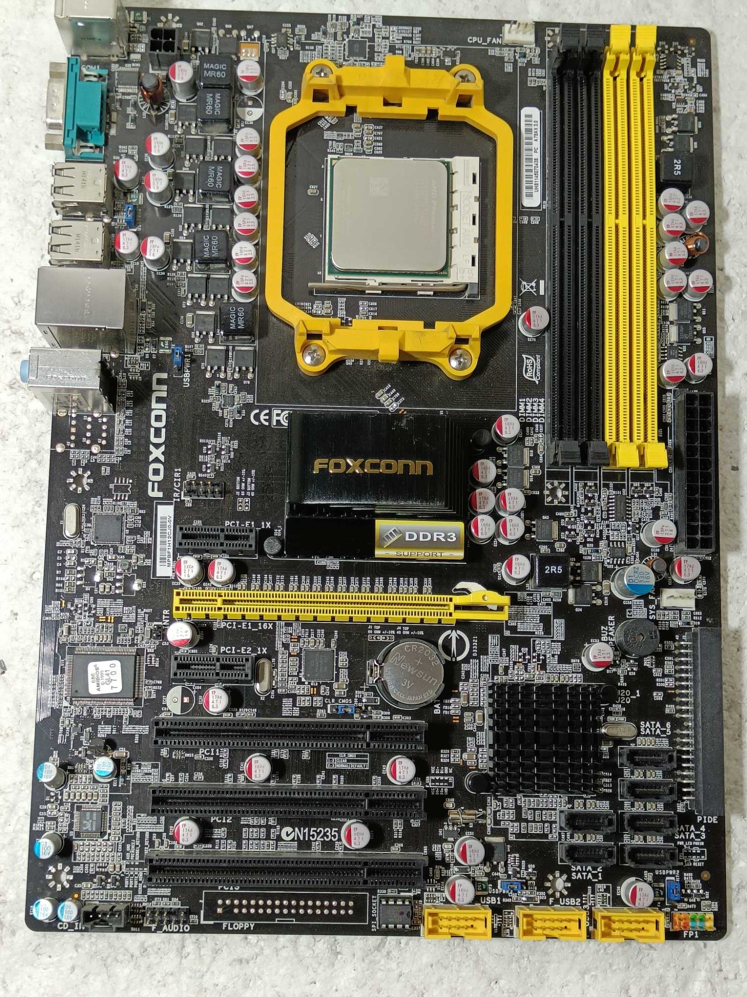 КОМПЛЕКТ Материнська AMD FAXCONN A78AX 3.0 + проц Phenom II 840X4 sAM3