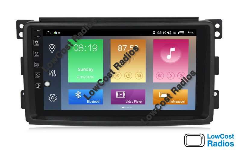 Auto Rádio 9' SMART 451 / W451 | GPS ANDROID Bluetooth USB APPS WIFI