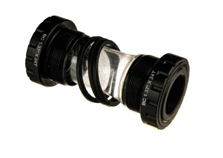 nowy SUPORT wkład SUPORTU jak SHIMANO BB52 Hollowtech - DE-ONE czarne