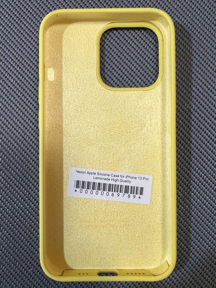 Чехол Apple Silicone case for iPhone 13Pro Lemonade желтый