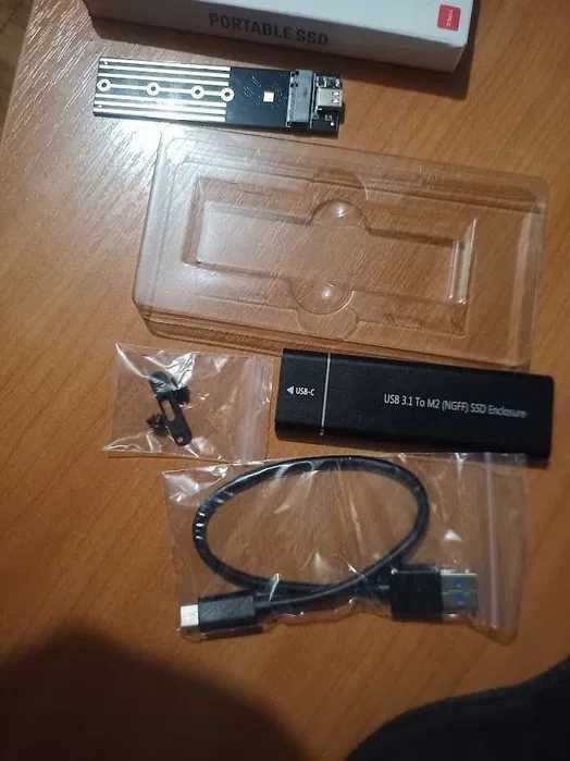 Зовнішня кишеня карман для SSD m2 NGFF 6Гбс, USB 3.1 Type-C