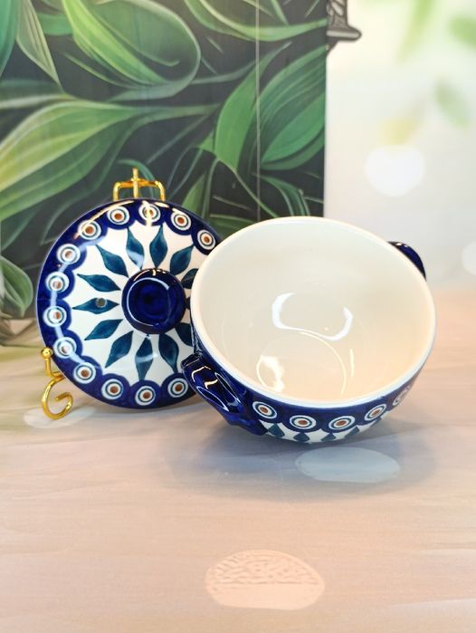 *Bulionówka ceramiczna zapiek 500 ml ceramika Bolesławiec