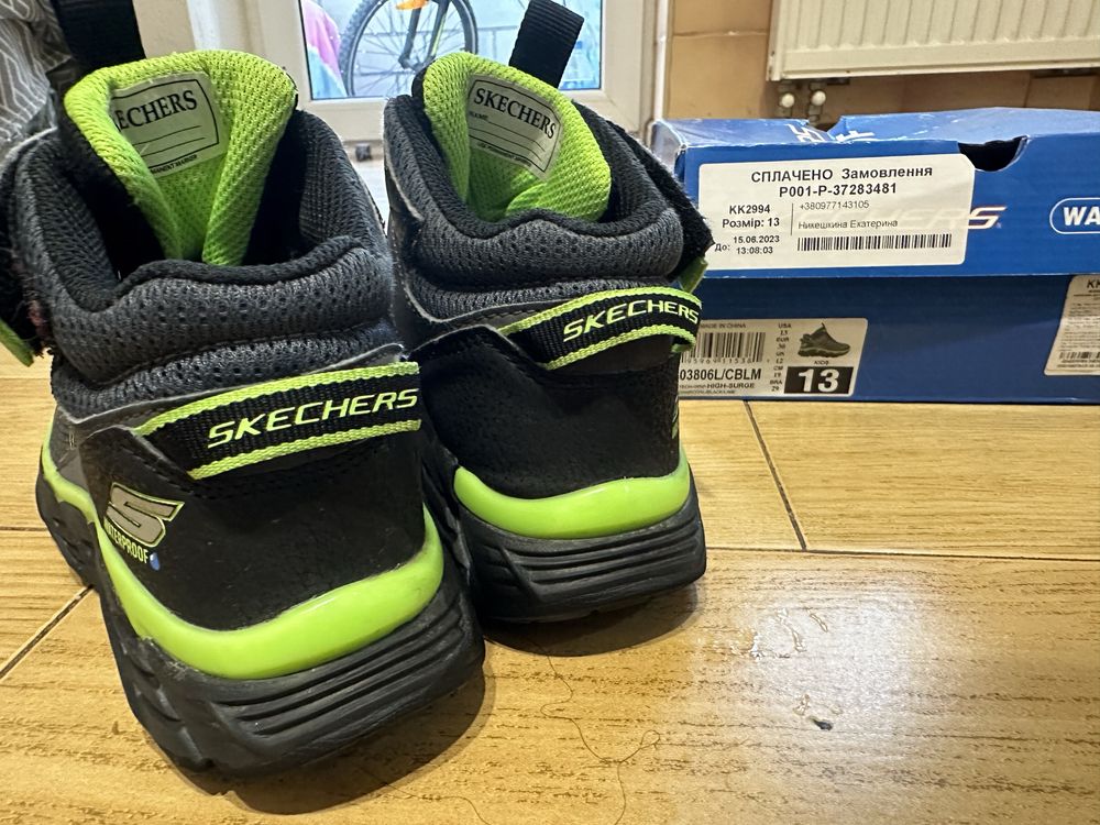 Ботинки skechers демісезонні черевики