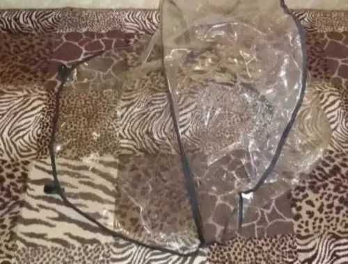 Большой универсальный дождевик на детскую коляску